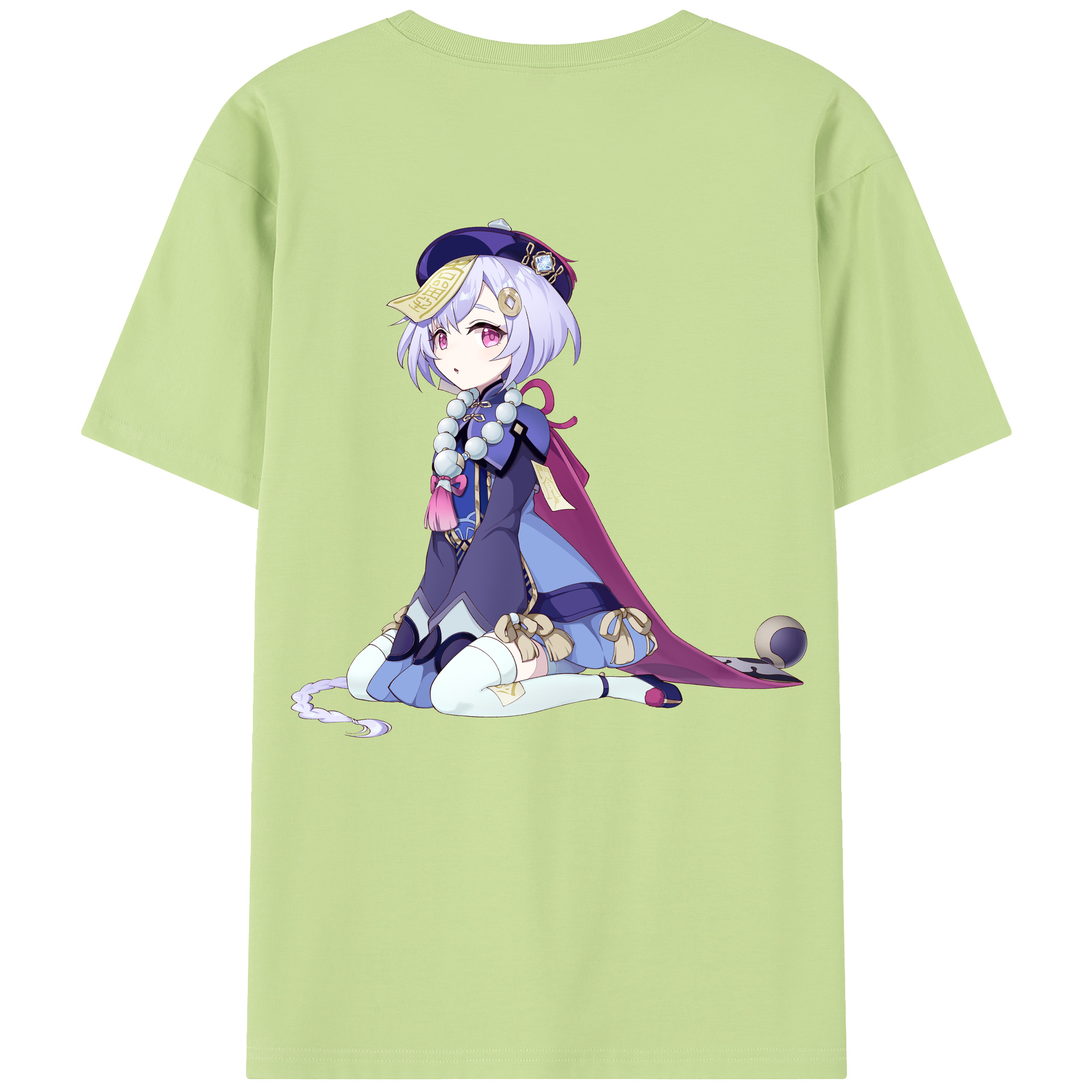 げんし神 七七 なな  genshin Nana 綿100％半袖Tシャツ（背面プリント）